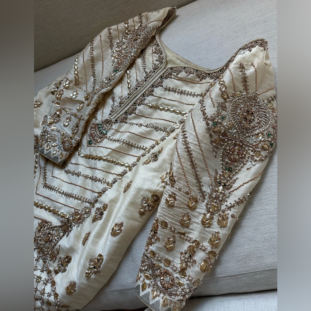 Shazak Malik Pakistani Indian Nikkah Wedding Outfit - Picture 8 of 15